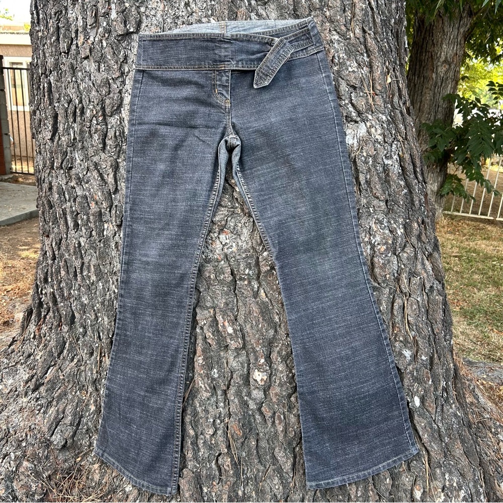 Juicy Couture Dark Gray Flare Jeans